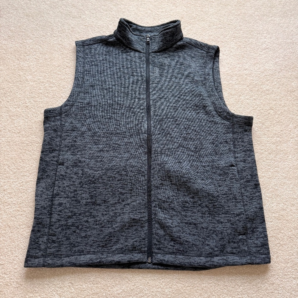 Lands End Fleece-Lined Vest